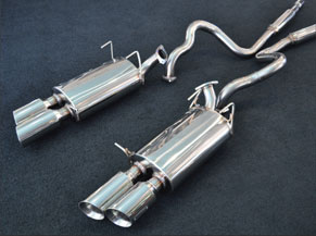 BSMA Four-pipe full stainless exhaust system