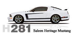 H281 Saleen Heritage Mustang@weCW@}X^O