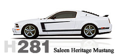 H281 Saleen Heritage Mustang�@�w���e�C�W�@�}�X�^���O